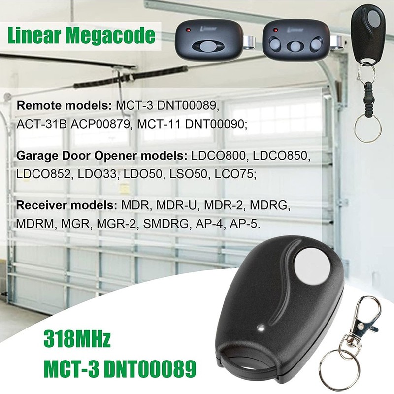 Linear ACT-31B Megacode Block Codes Access Remote Transmitter ACP00879 gallery