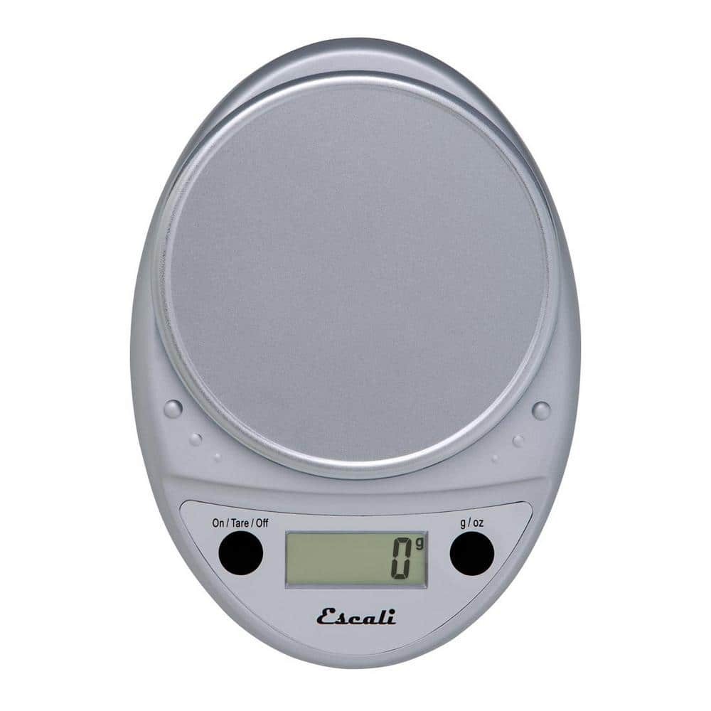 Digital Food Scale Chrome LCD Kitchen Scale 11 lb Tare Function Battery Operated gallery