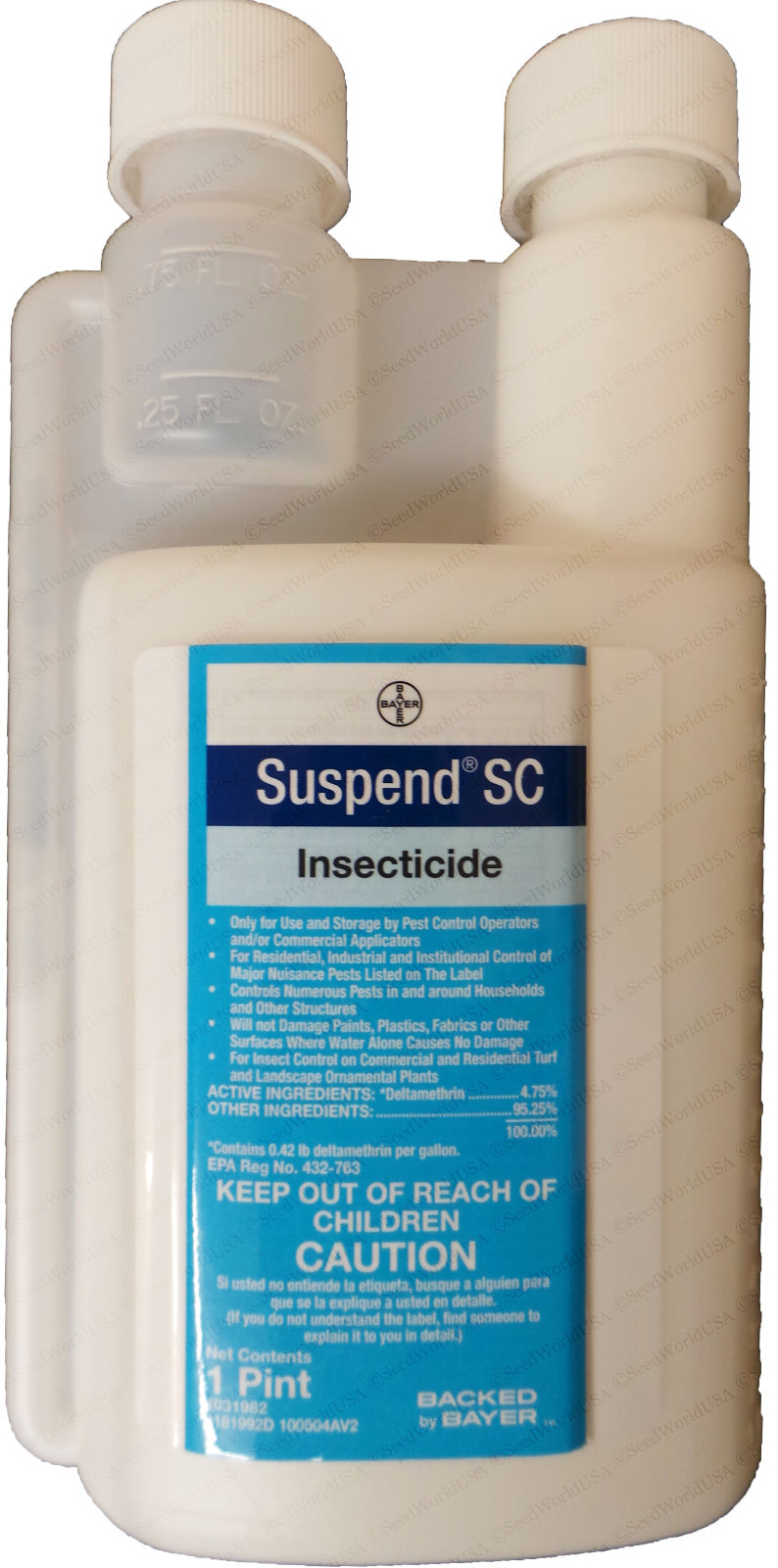 Bayer Suspend SC Insecticide (Bed Bug, Spider, Ant, Roach, Flea Control) 1 Pint gallery