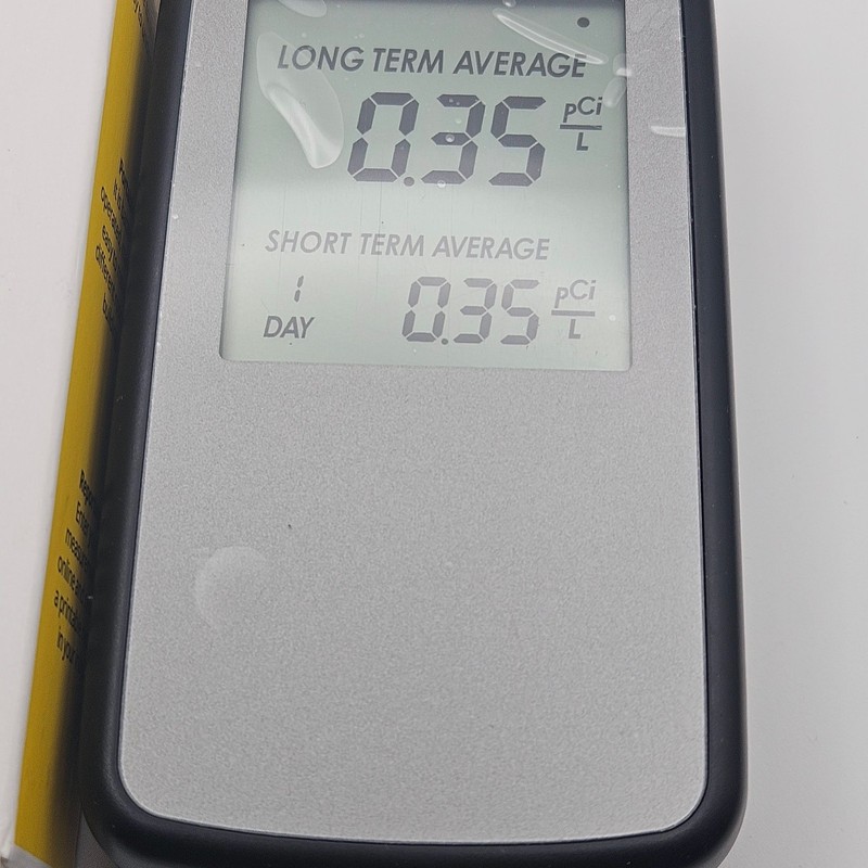 Airthings Corentium Home Digital Radon Detector open box air quaity monitor gallery