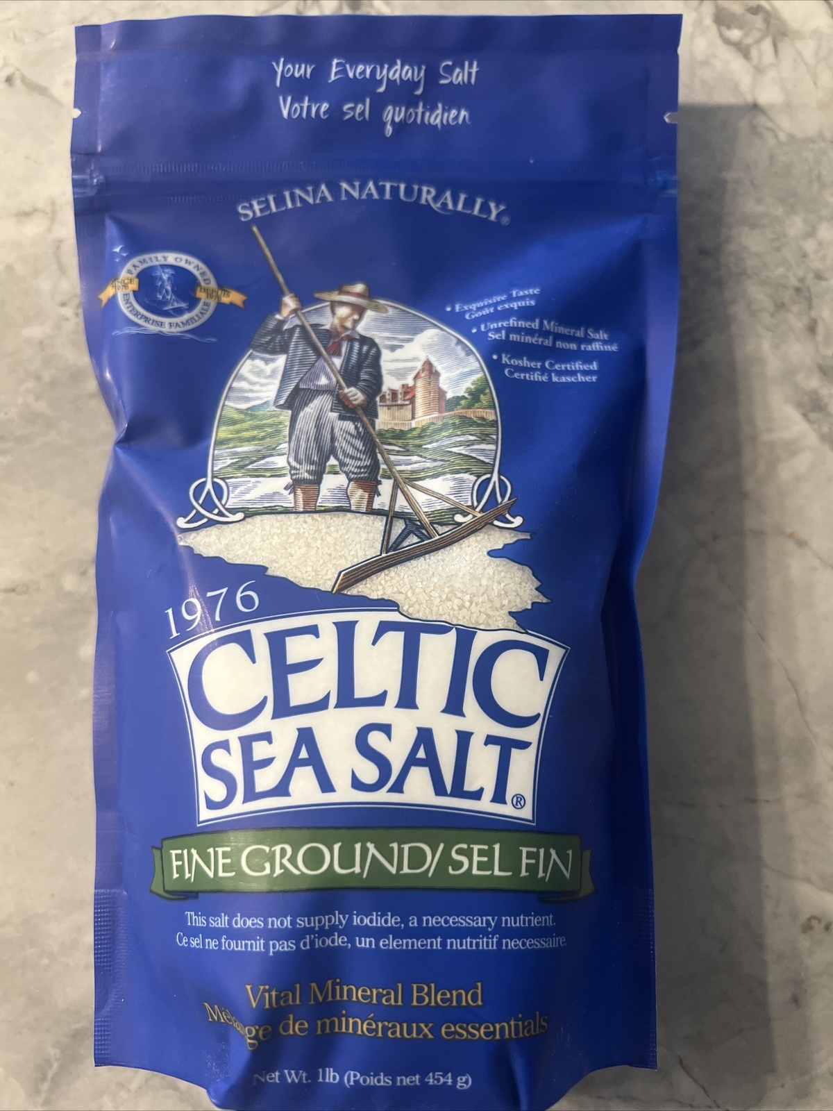 Celtic Sea Salt Light Grey 1 Lb / 16 Oz Vital Mineral Blend Selina Naturally gallery