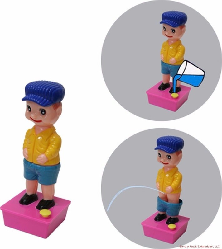 2 Classic Gag Prank - Squirting Wee Wee Pee Boy Water Squirter Toy Joke Novelty gallery