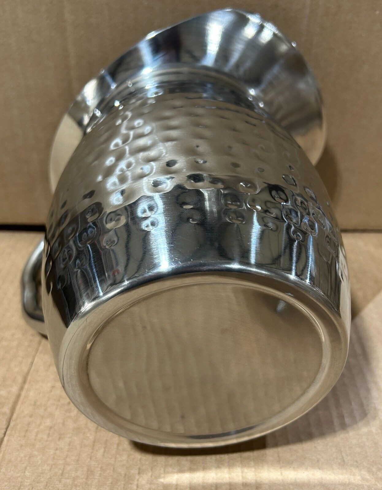 Winco 3 Qt - Stainless Steel Hammered Pitcher with ice catcher WPB-3CH *NEW gallery