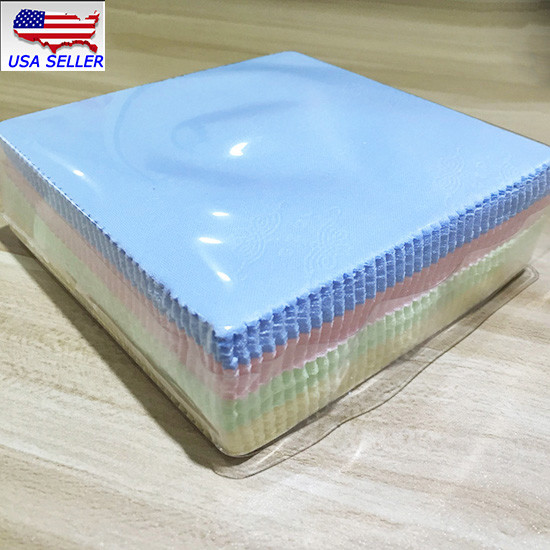 100pcs 5*5inch Phone Screen Clean Cloth Microfiber Glasses Camera Lens Cleaning gallery