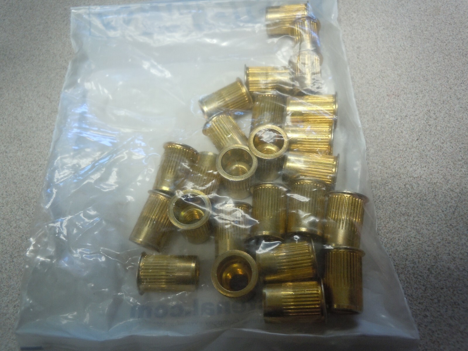 (25pcs)1/4-20 .027-.165 Ribbed Body Low Profile Nutsert Steel Threaded Insert gallery