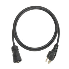 AC Plug Cable Solar Inverter M25 Waterproof Grid Tie Inverter Plug 1.5 meter
