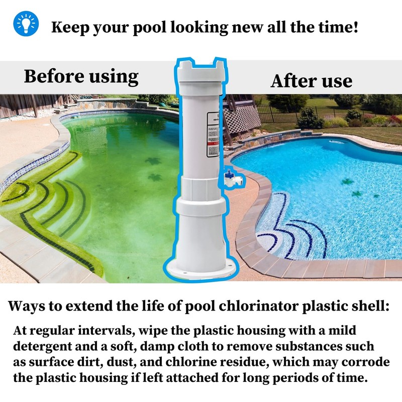 Kmhgd 320 Pool Chlorinator Compatible Rainbow R171096 Automatic Inline gallery