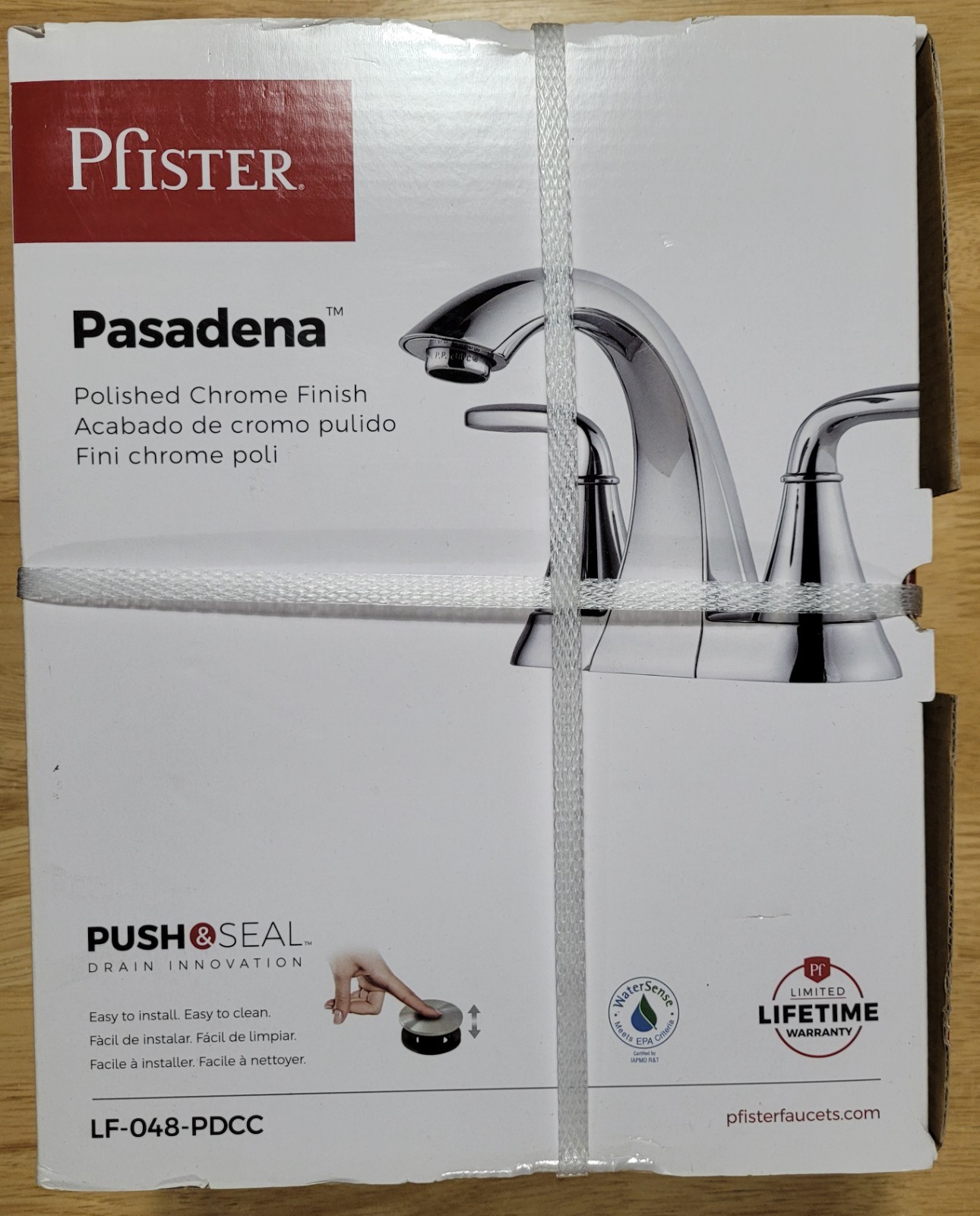 Pfister LF-048-PDCC Pasadena 2-Handle Centerset Bathroom Faucet LF048PDCC NEW gallery