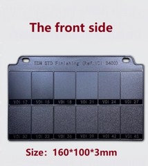 VDI3400 EDM pattern texture surface roughness smoothness comparison sample board