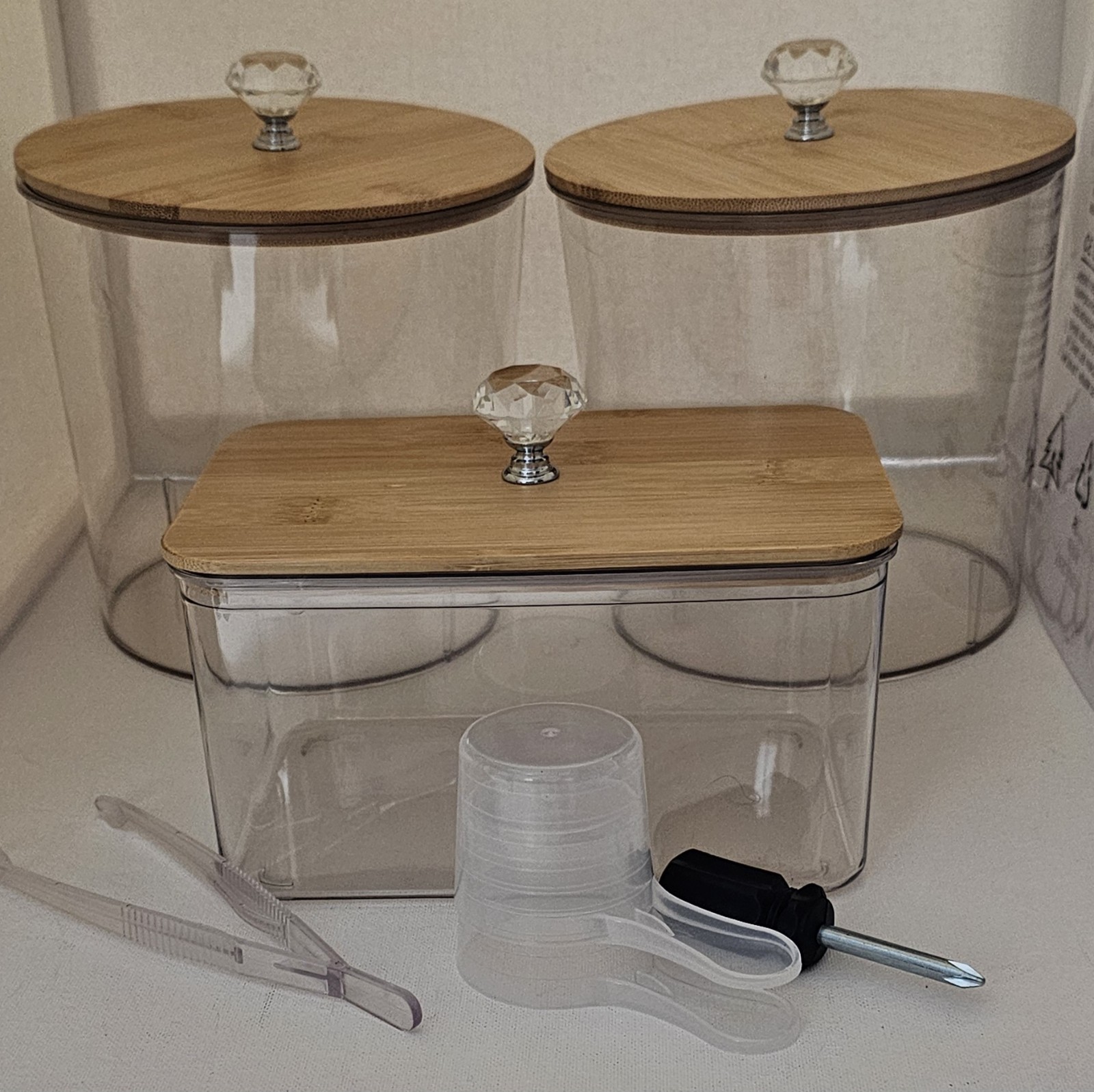 3 Pack Laundry Room Organization Storage Containers Acrylic Laundry Pod Containe gallery