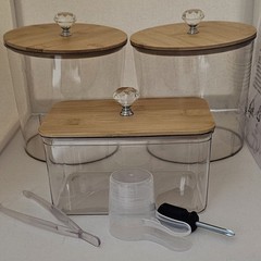 3 Pack Laundry Room Organization Storage Containers Acrylic Laundry Pod Containe