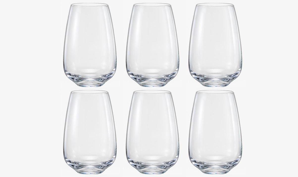 Bohemia Crystal Drinking Glasses For Juice Water Soft Drinks Tumblers Set of 6 gallery