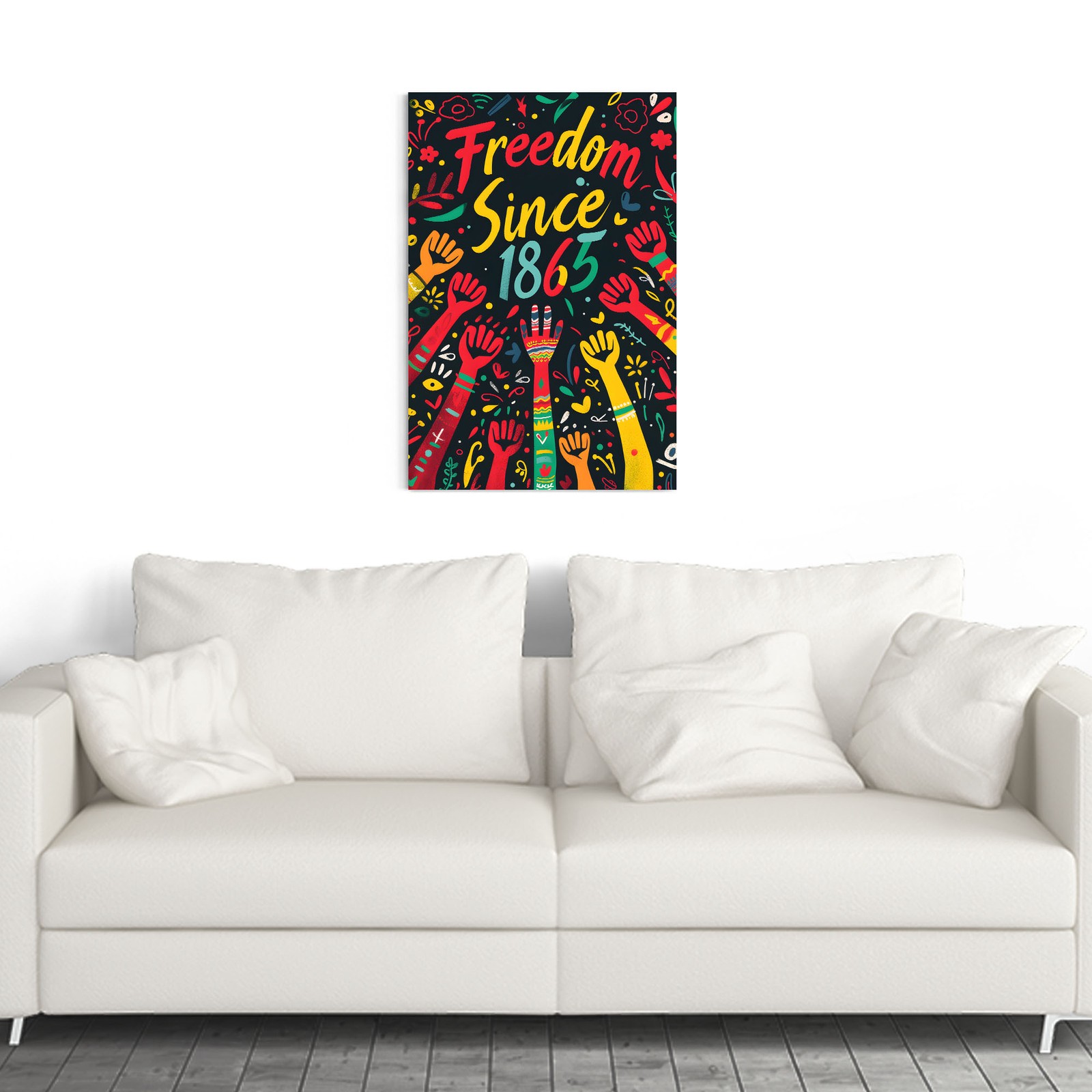 Juneteenth Freedom Since 1865 - Black History Month Graphic - POSTER 20"x30" gallery