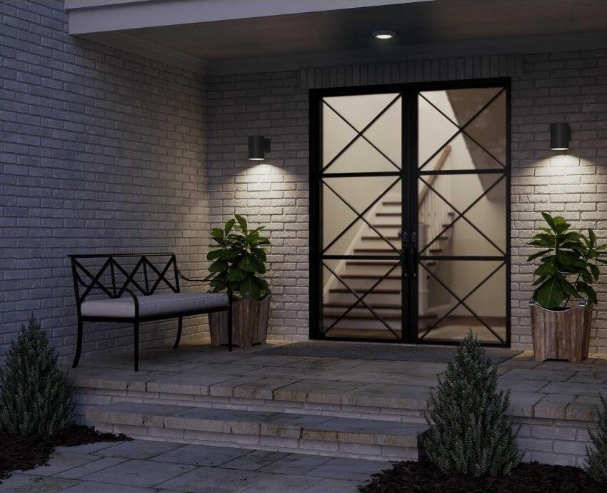 Progress Lighting P5674-31 5-Inch Cylinder Modern Outdoor Down Light in Black gallery