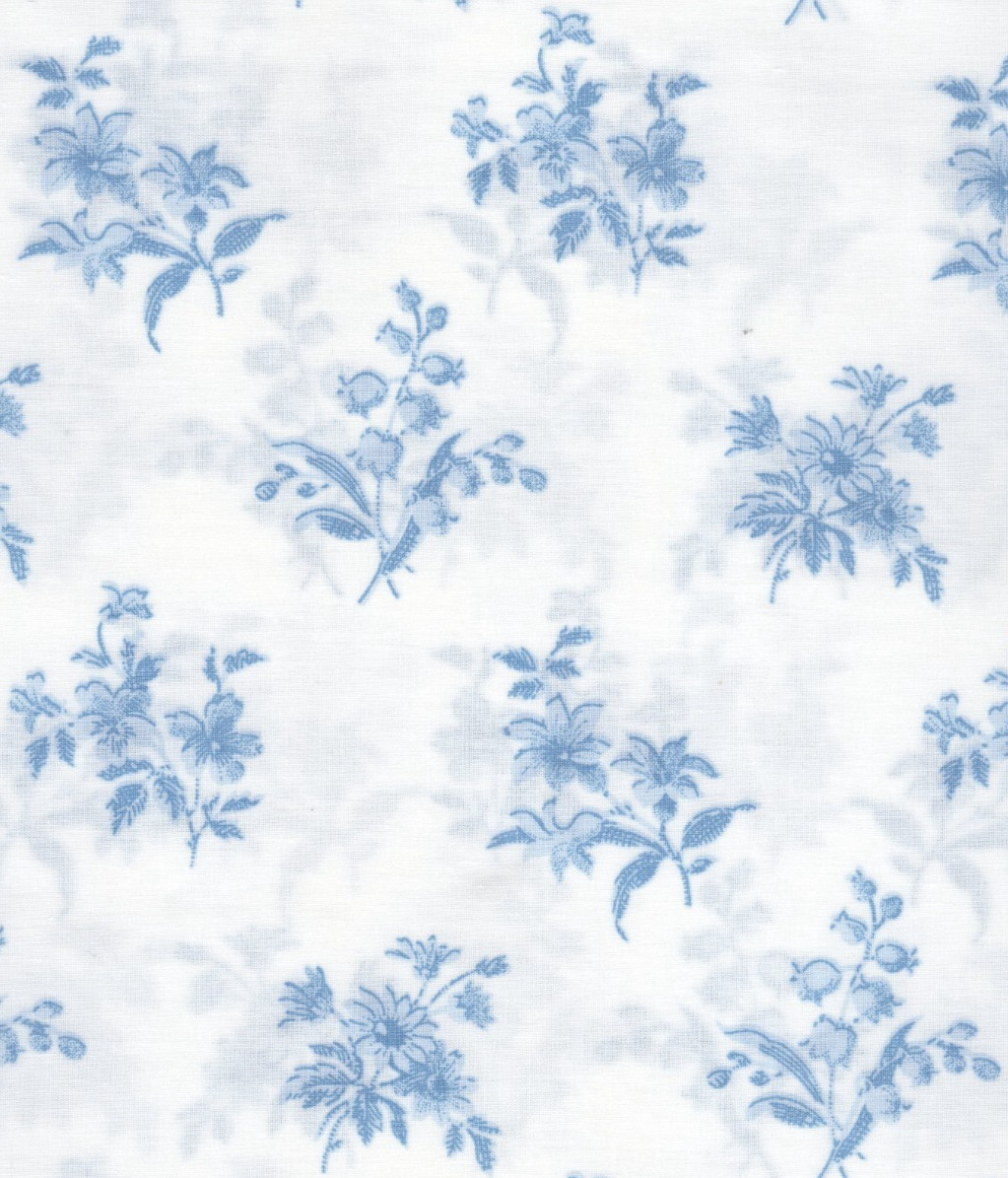 Laura Ashley Queen Sheet Set Victorian Bouquet Blue 4pc Cottage Farmhouse Chic gallery