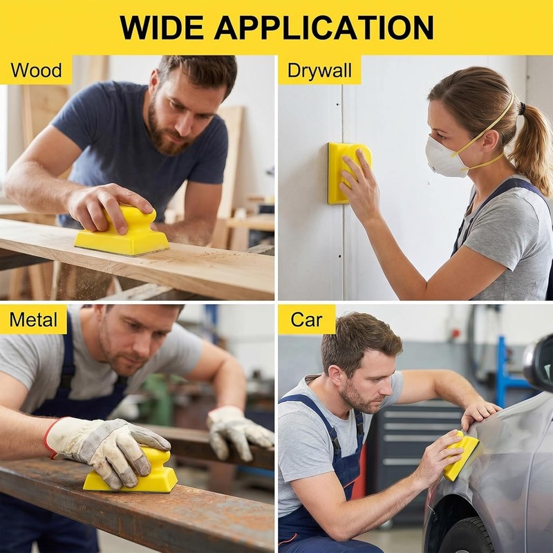 Rectangle Shape Hand Sanding Block Pad for Wood Furniture Restoration gallery