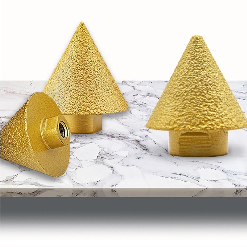 M14 57° Diamond Chamfer Bits Parts Milling Tile Cutter Marble Concrete Hole gallery