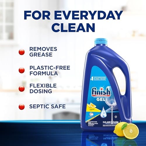 Finish Gel Liquid Dishwasher Detergent Advanced Deep Cleaning Power Dish Soap gallery