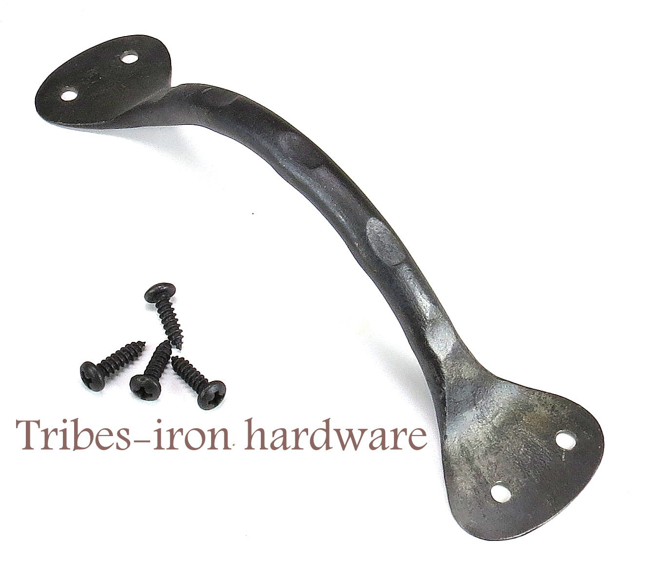 Wrought Iron 6" Arch Pull Handle Farmhouse Kitchen Cabinet Door Drawer Rustic gallery