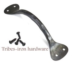 Wrought Iron 6″ Arch Pull Handle Farmhouse Kitchen Cabinet Door Drawer Rustic