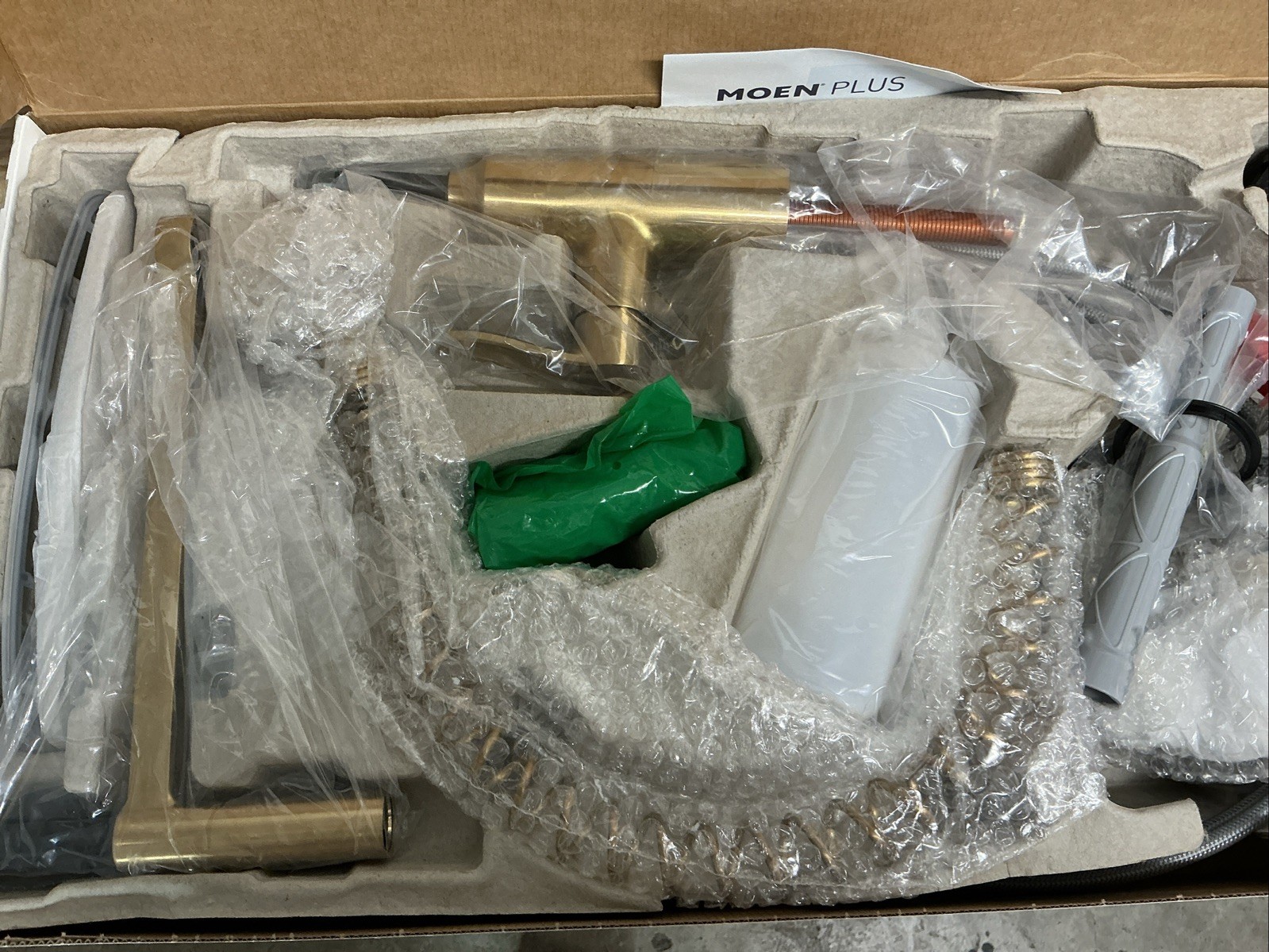 Moen Edwyn Spot Resist Pulldown Kitchen Faucet 87807BG Brushed Gold gallery