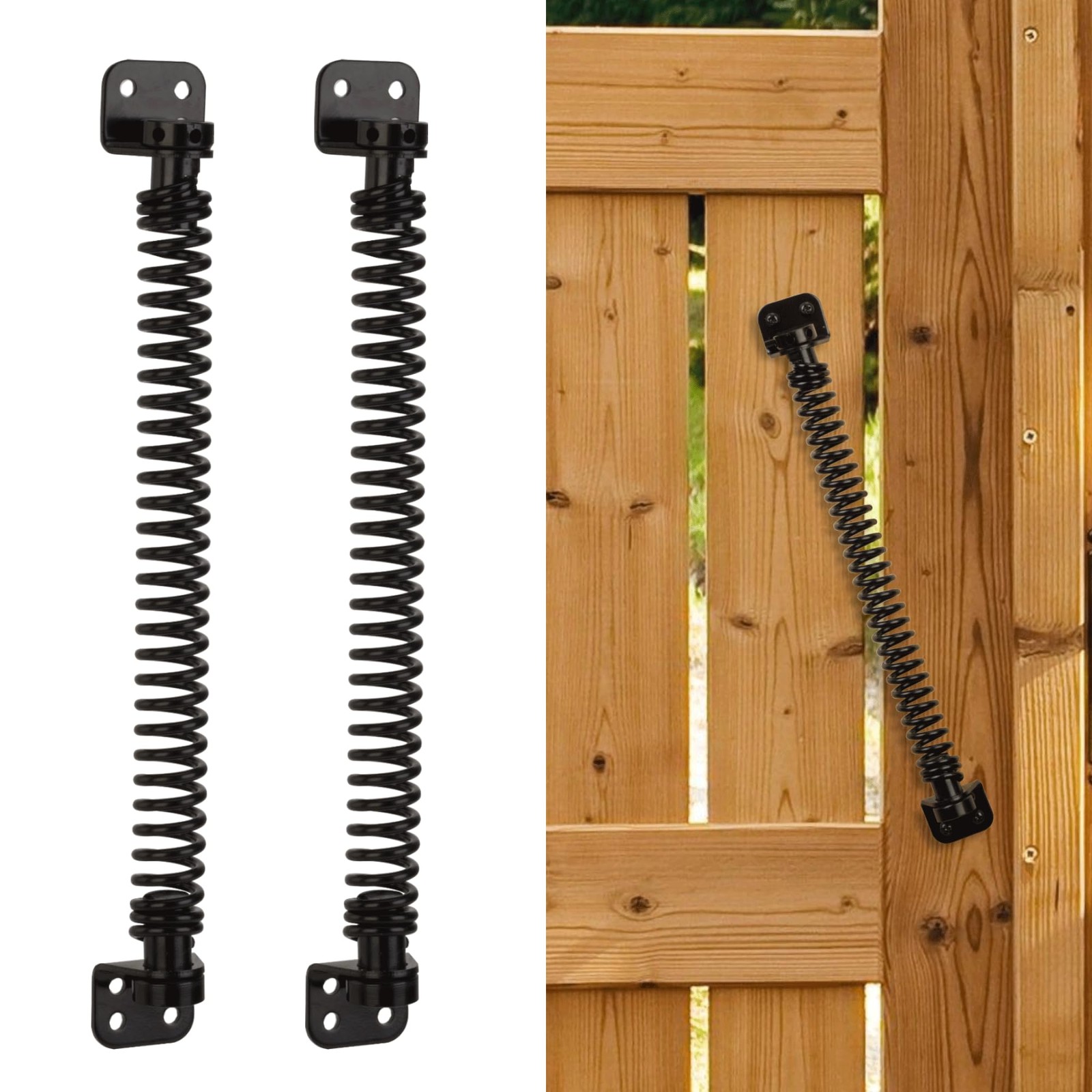 11-1/2" Gate Spring Self Closing Heavy Duty Outdoor Door Spring Automatic Fen... gallery