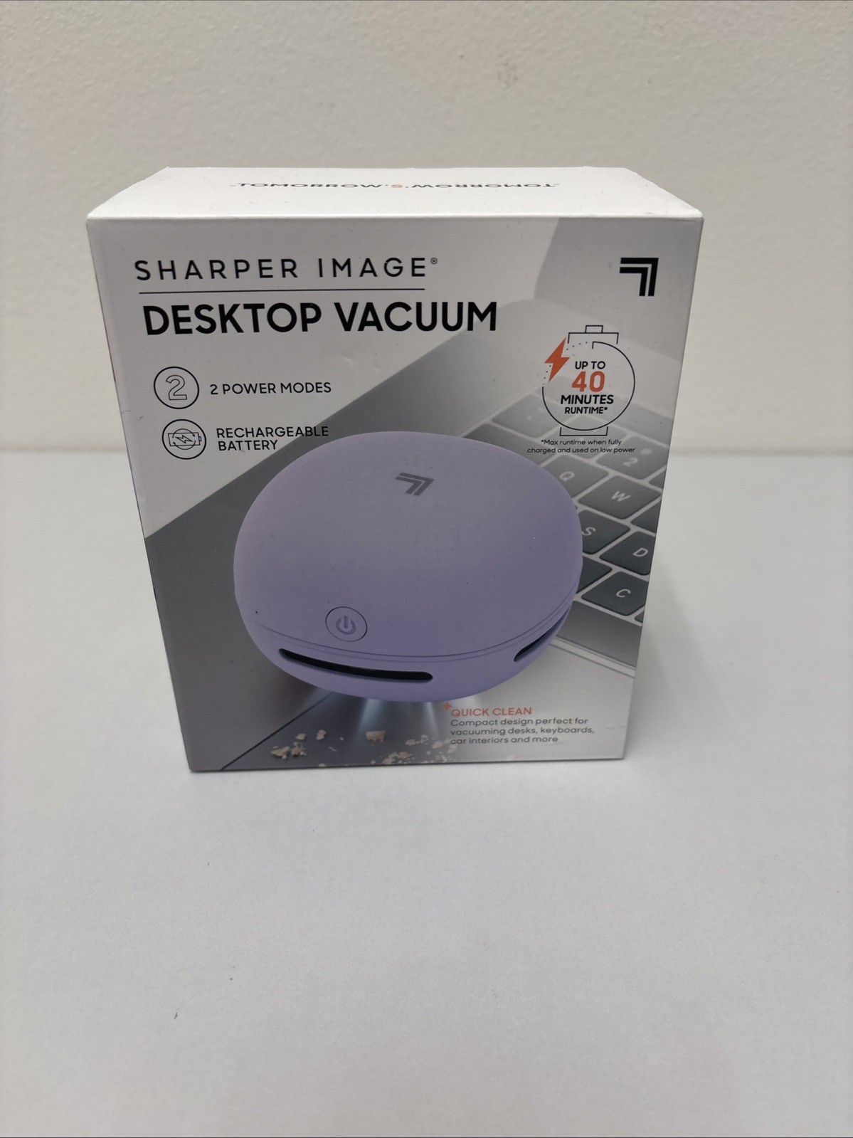 Sharper Image Desktop Cordless Handheld Vacuum Purple G30 gallery