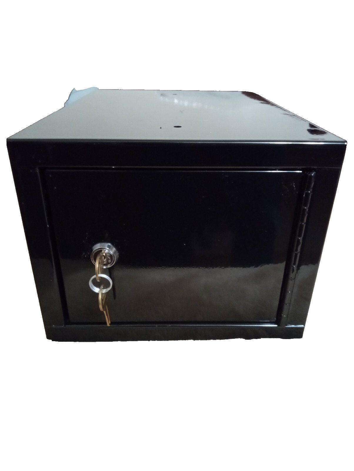 Black Metal Lock Box• Removable Shelf• 2 Keys• 13L x 9W x 7H• Great 4 Handguns! gallery