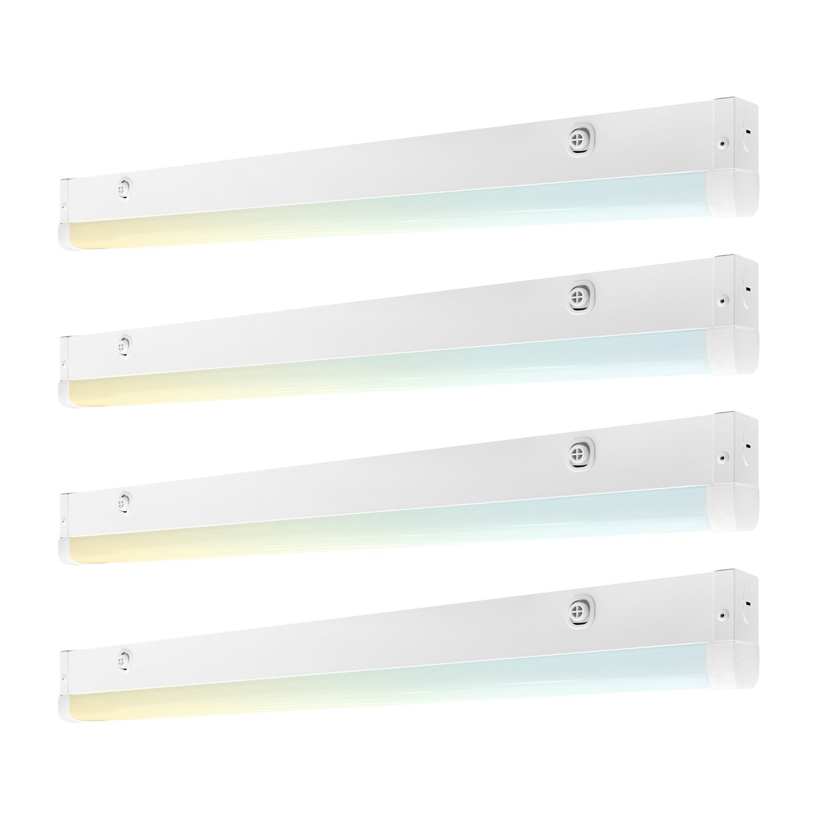 Luxrite 24" LED Linear Light, 3CCT, 15W-25W, 1950-3250LM Dimmable, 120-277V 4PK gallery
