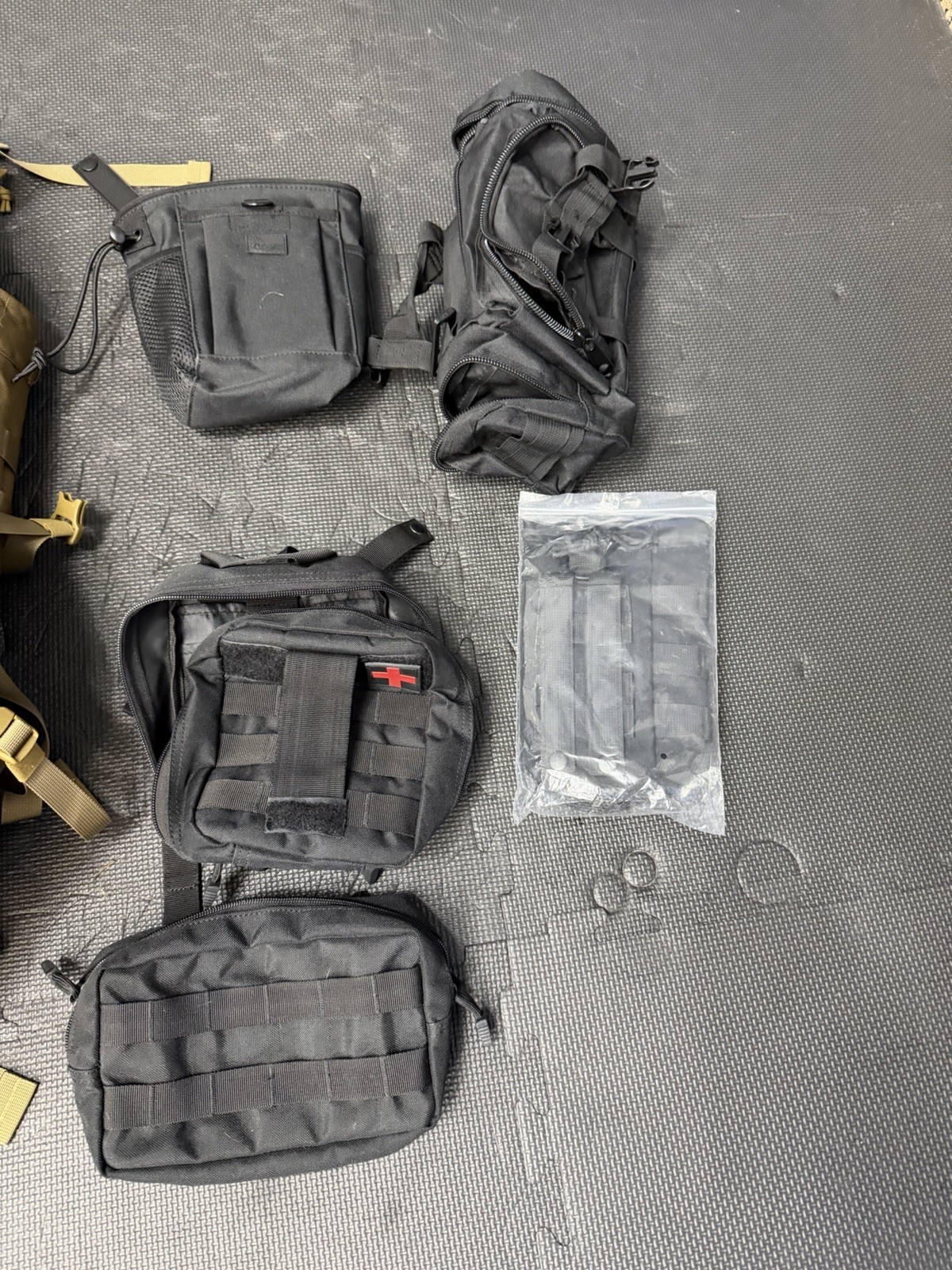 75L Molle Style Hiking Internal Frame Backpack With Extra Molle Packs 2