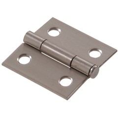 Hillman Square Corner Door Hinge Stainless Steel (2″) 2 Pack