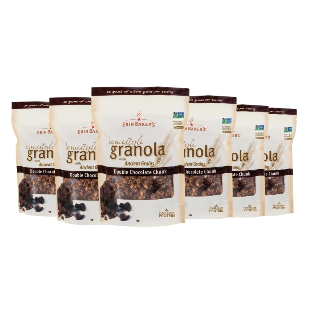 Erin Baker’s Homestyle Double Chocolate Granola with Ancient Grains - Made fr...