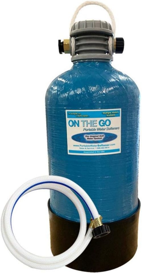 VM-DBLSOFT Portable Compact Double Standard 16,000 Grain Water Softener with ... gallery