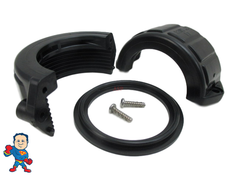 (2X) 2" Split Nut Kit for Heater Union with Gaskets Video How To gallery