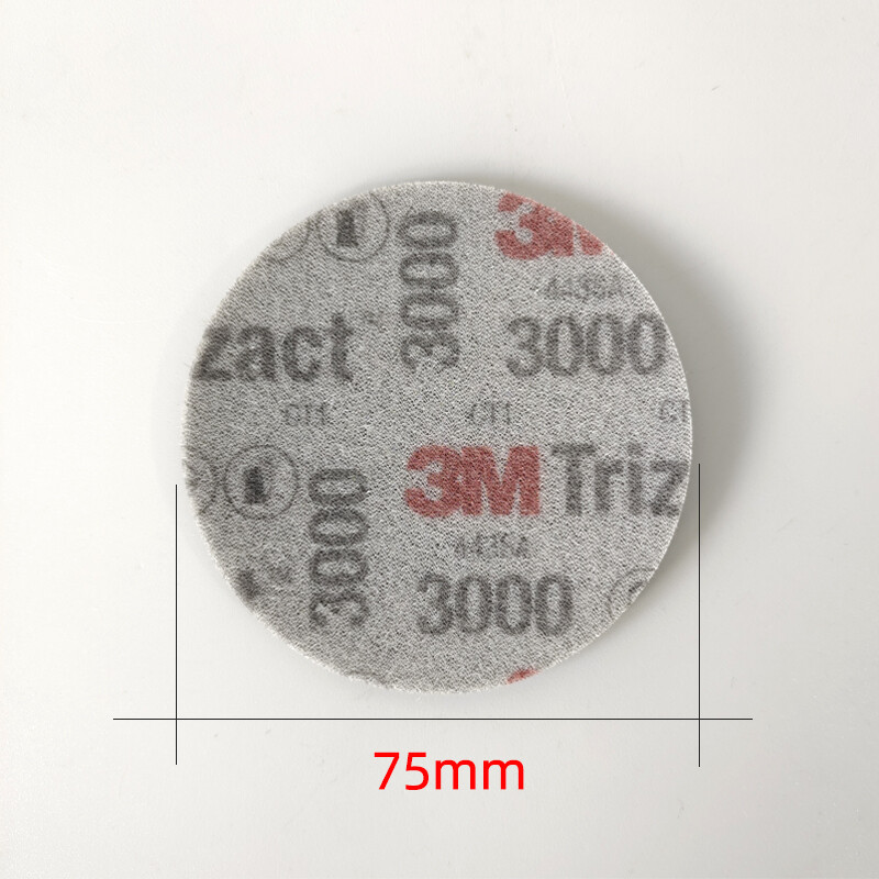 3M 02087 Trizact Foam Disc 3in Sponge Dry Grinding Sandpaper P3000 （6PCS/bag） gallery