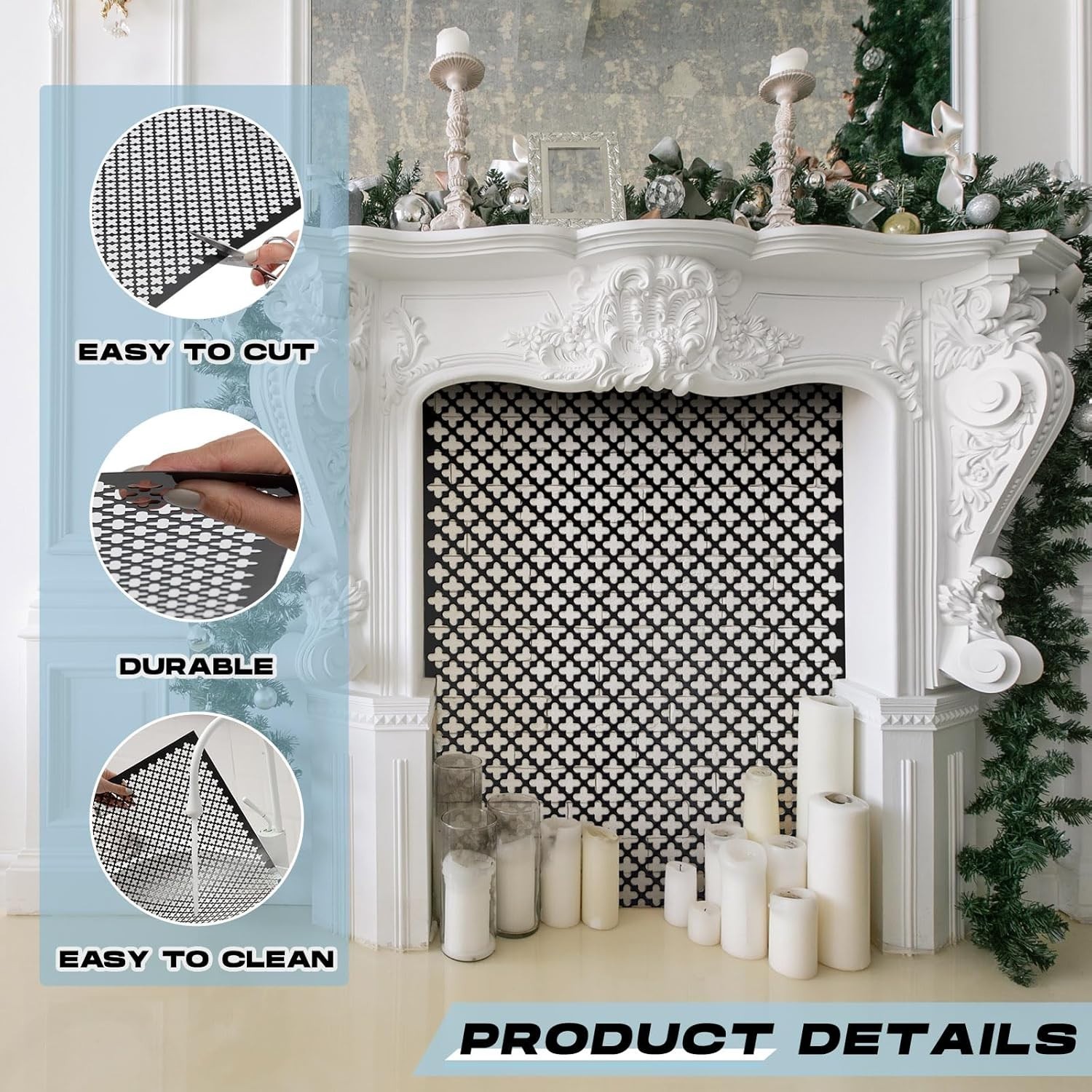 2 Pcs Cloverleaf Aluminum Sheet Perforated 0.02 Inch Thick Metal Mesh gallery