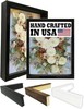 2-3/16" Black Shadow Box Picture Frame 11x14 12x18 16x20 24x36 30x40 36x36 + gallery