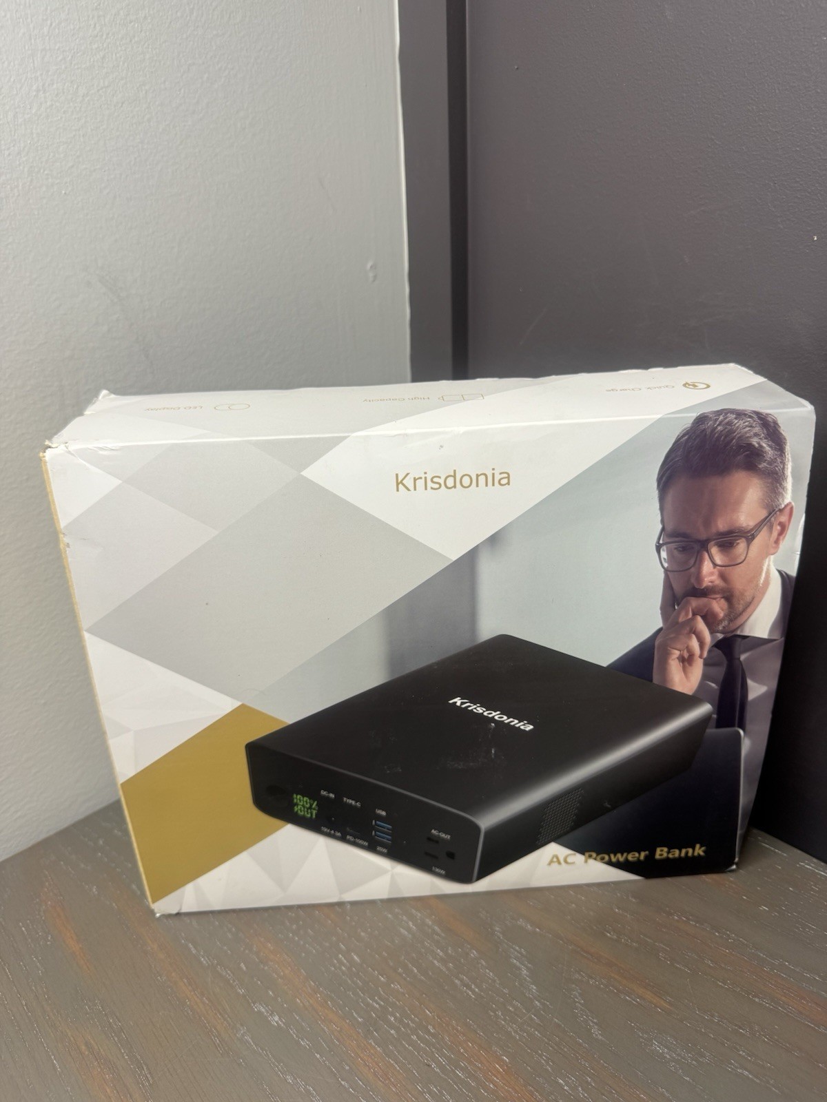 Krisdonia Portable Power Station AC Power Bank 80000mAh Li Polymer Battery 130W gallery