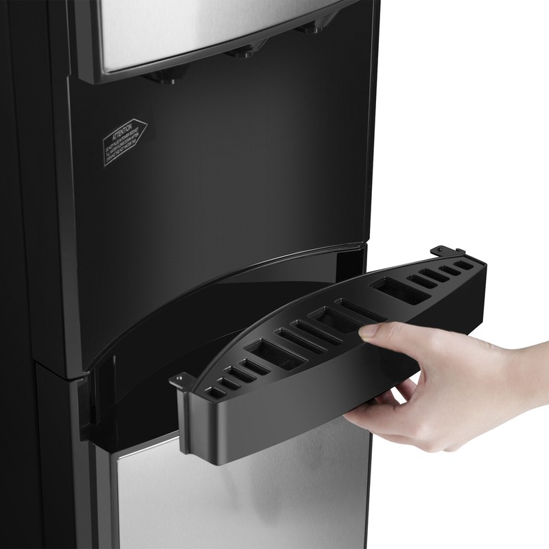 5 Gallon Bottom Loading Water Cooler Dispenser Stainless Steel Child Safety Lock gallery