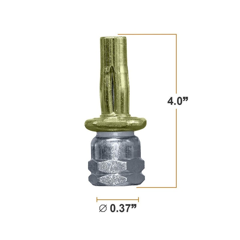 Sammys XP 35 3/8 Inch Vertical Threaded Rod, Steel Electro-Zinc Finish 25 Pieces gallery