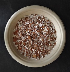 Restocking Crushed Egg Shells Free Range Garden Chicken Brown Vacuum Sealed Bag