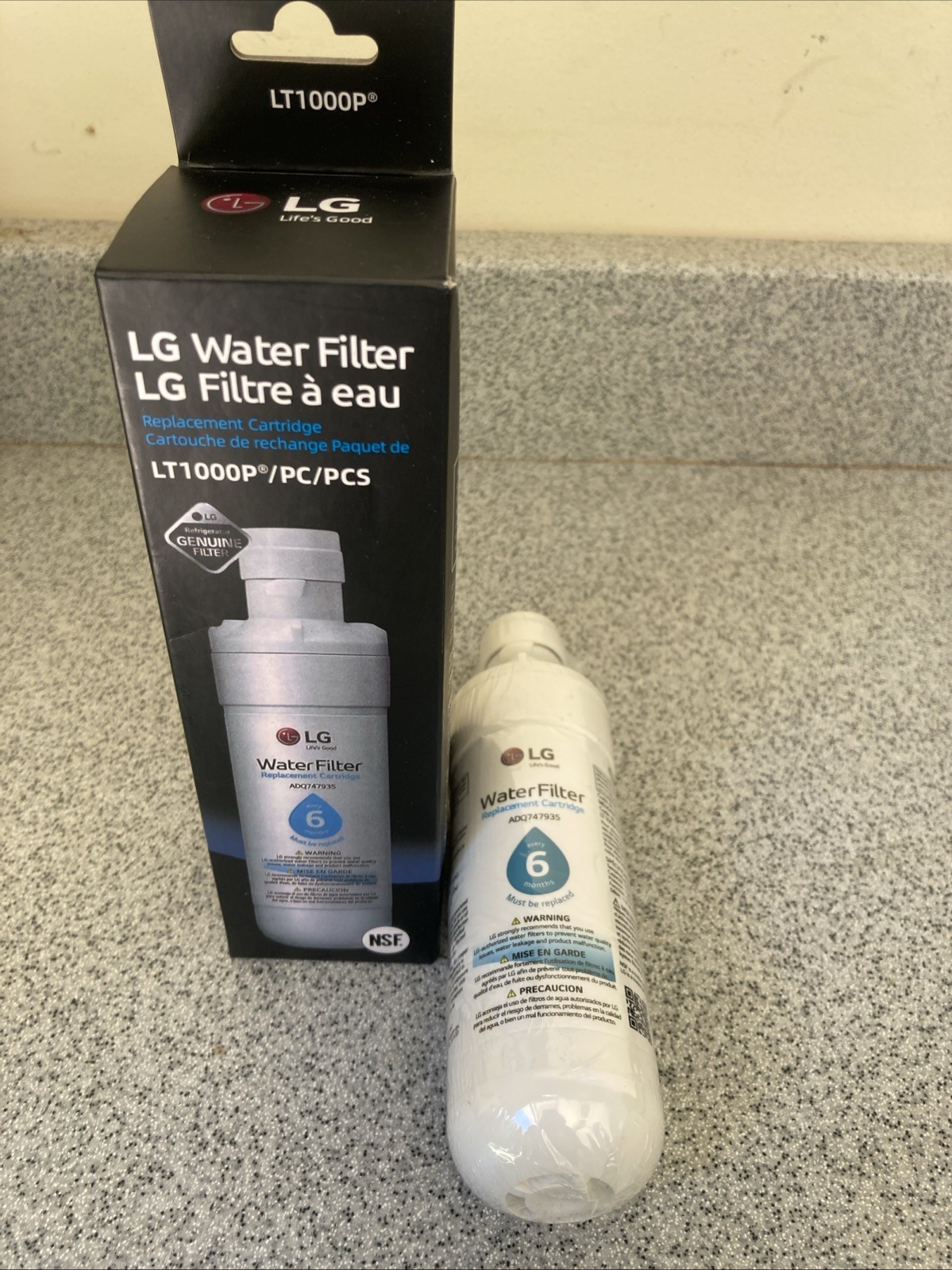 Replacement Water Filters For LG. LT1000P/PC/PCS - New 2 Sealed Filters gallery