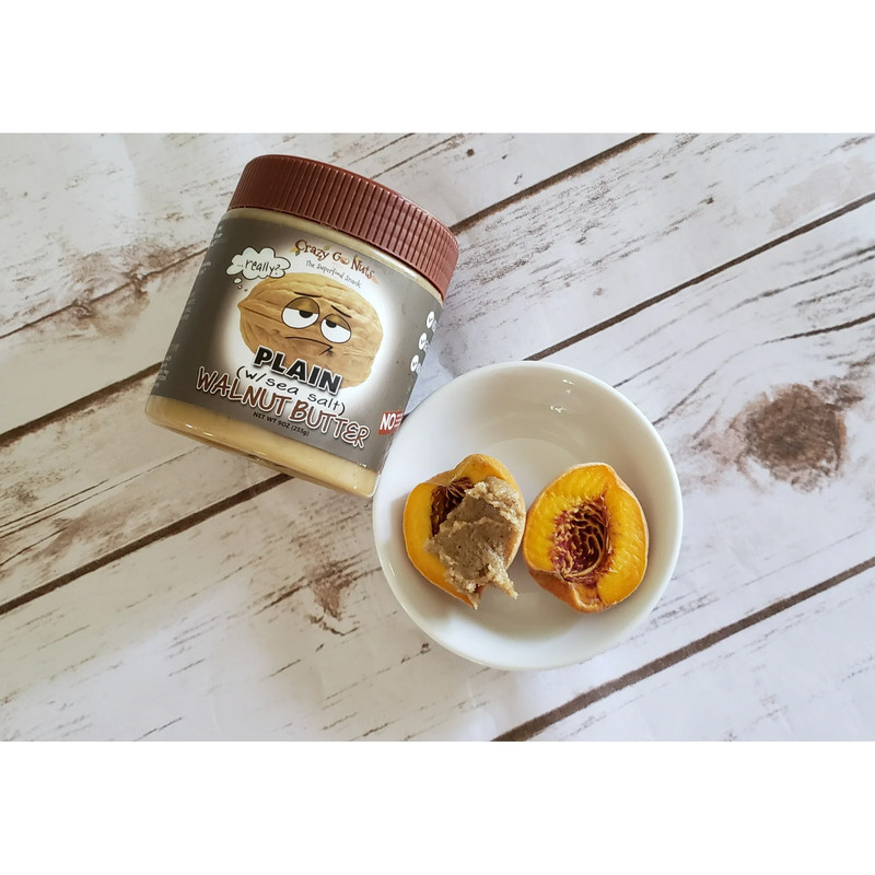 Crazy Go Nuts | Plain Walnut Butter | W Sea Salt | 255g | Fast Free Shipping gallery