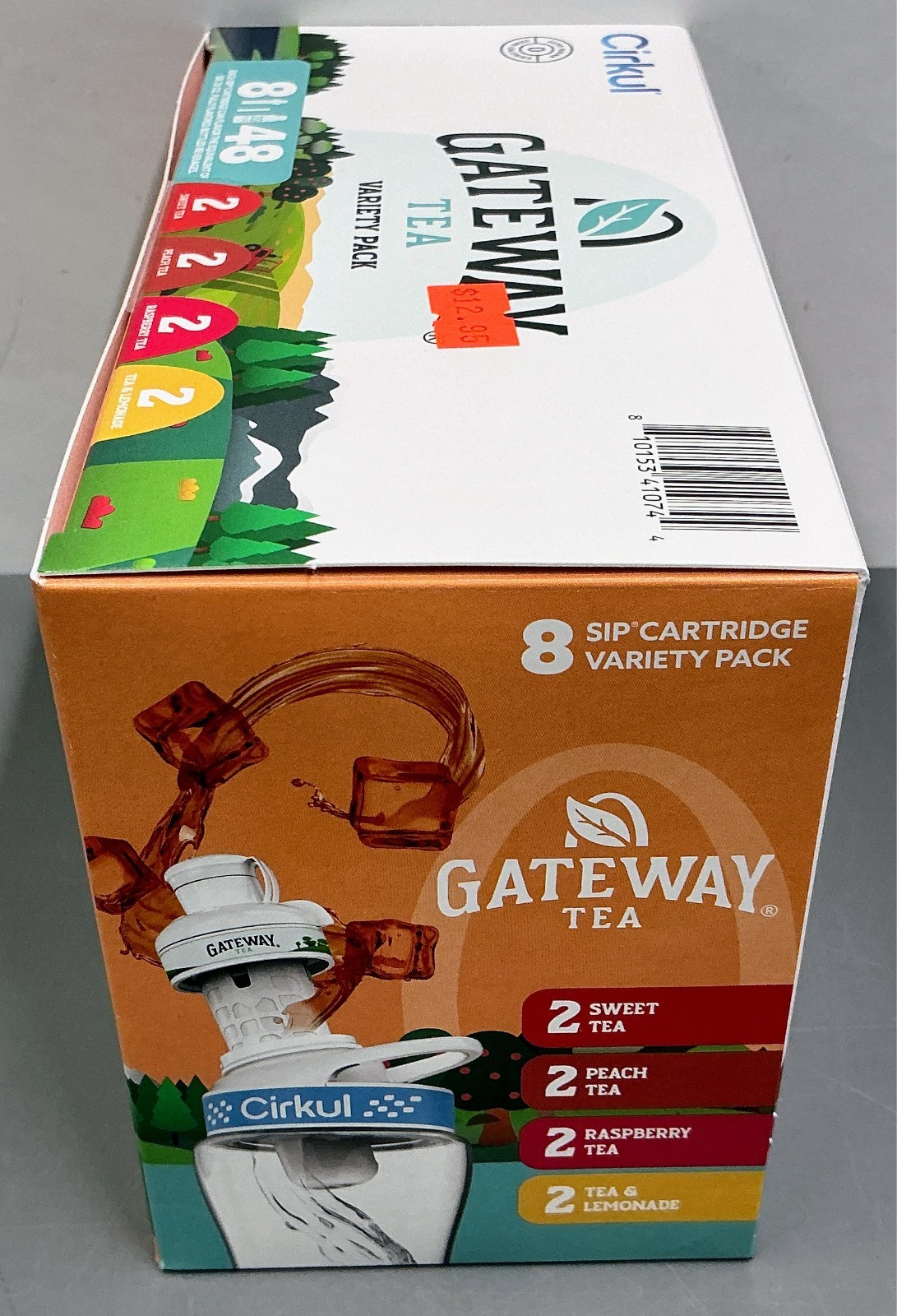 8 Cirkul Gateway Tea Flavored Water Cartridges Variety Sips Pack gallery
