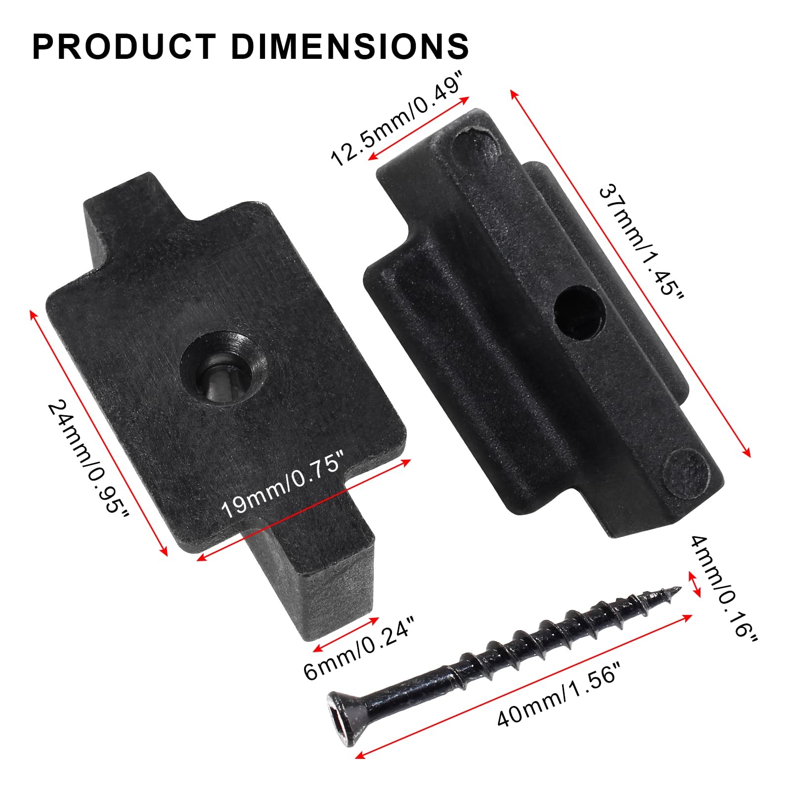 Hidden Deck Fasteners Clips Composite Decking T Clips with Screws gallery