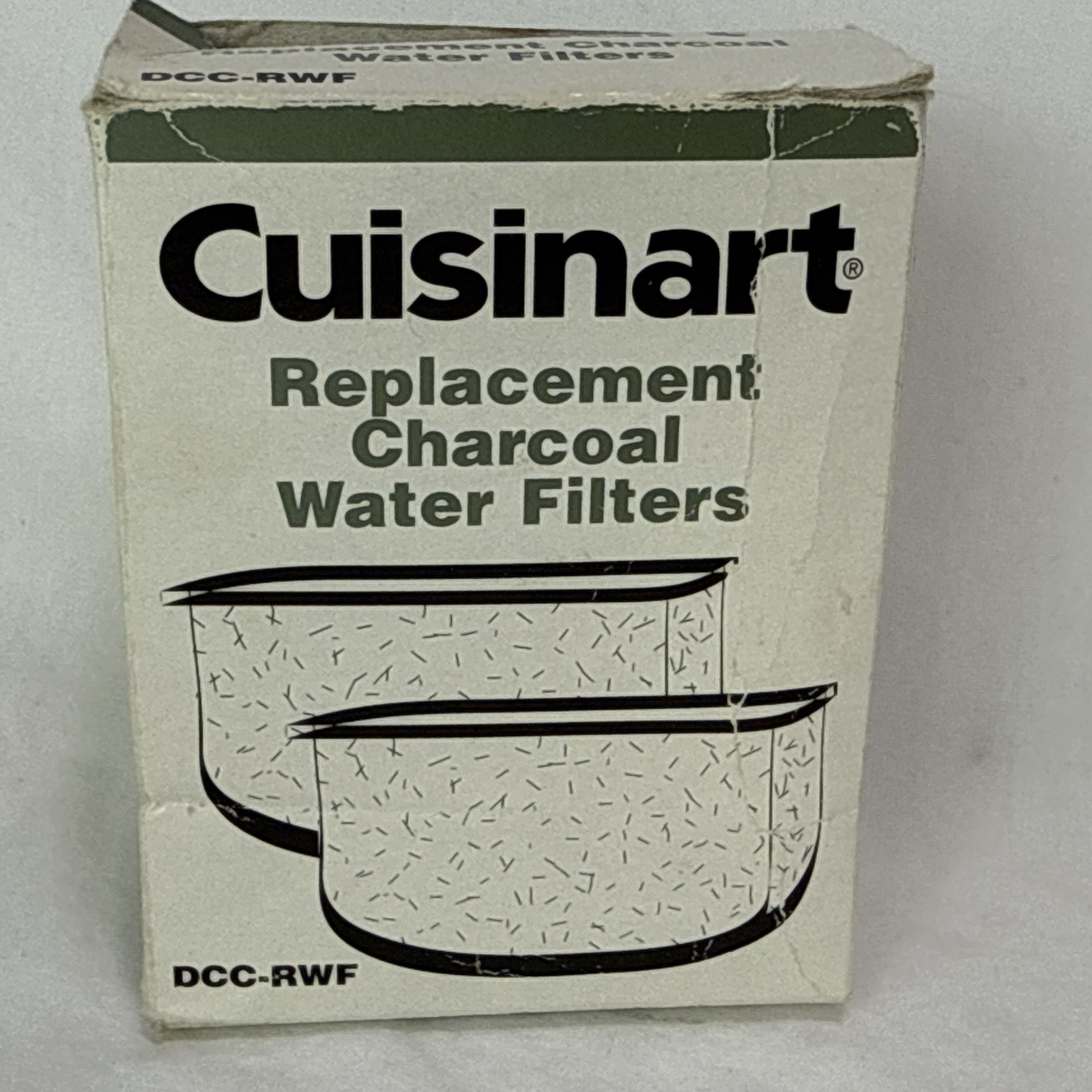 Cuisinart DCC-RWF Replacement Charcoal Water Filter - White 2 Pack gallery