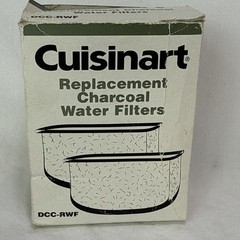 Cuisinart DCC-RWF Replacement Charcoal Water Filter – White 2 Pack