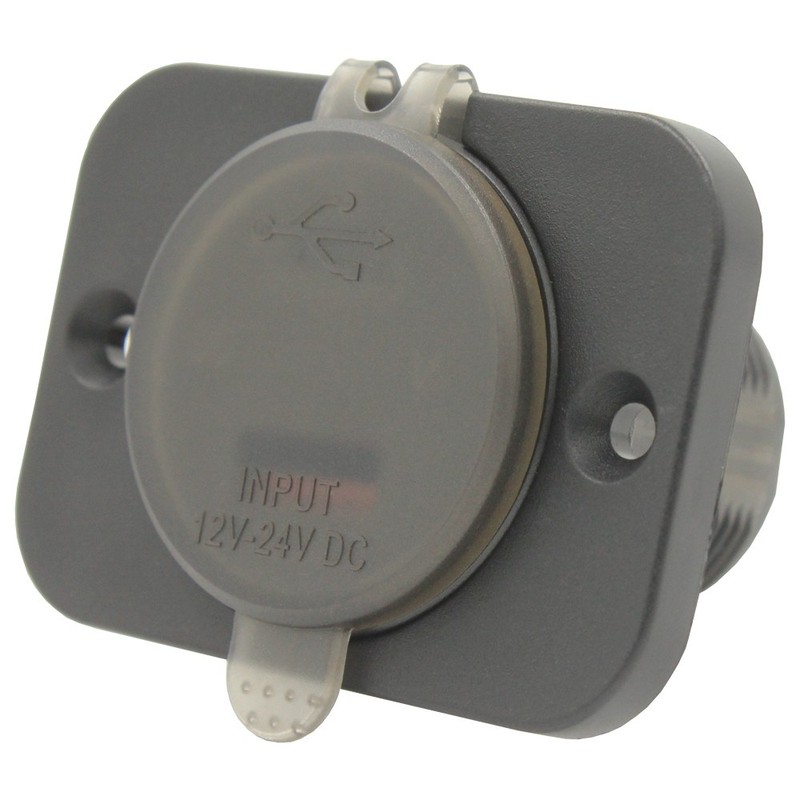 TYPE C + VOLT + QC USB LED Flush Mount Panel 12v Outlet Power Socket All STYLES gallery