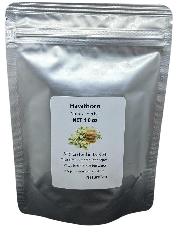 Hawthorn Tea - Loose Leaf & Flower from 100% Nature, Wild Crafted from Europe gallery