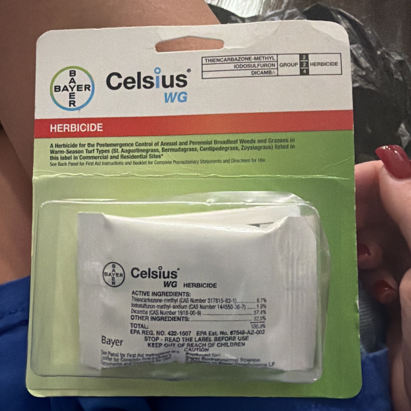 Celsius WG - Single dose 0.226 oz Easy Mix Packet - Post Emerge Weed Control gallery